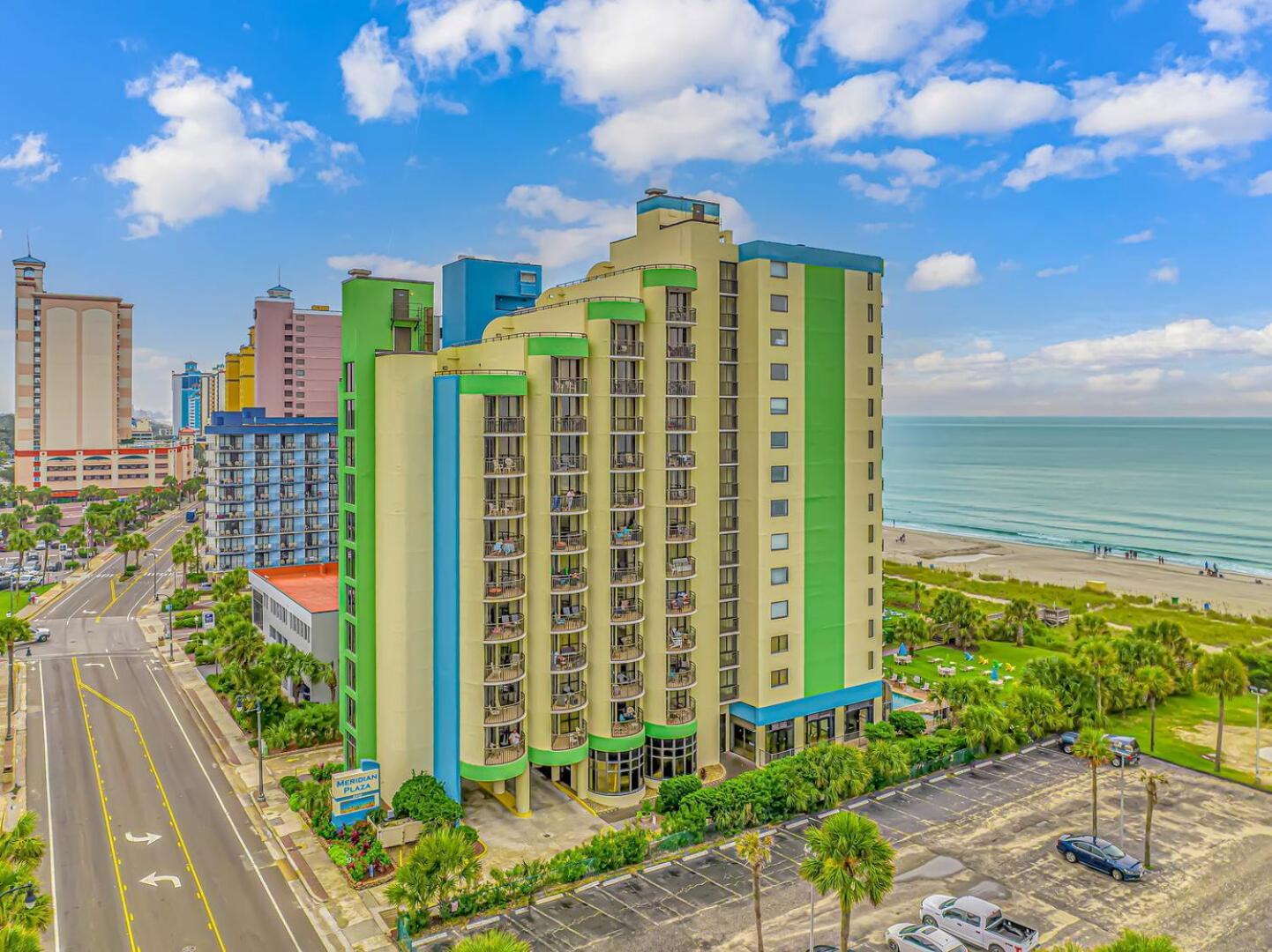 Ocean View Double Suite! Sleeps 4 Meridian Plaza 705 Миртъл Бийч Екстериор снимка