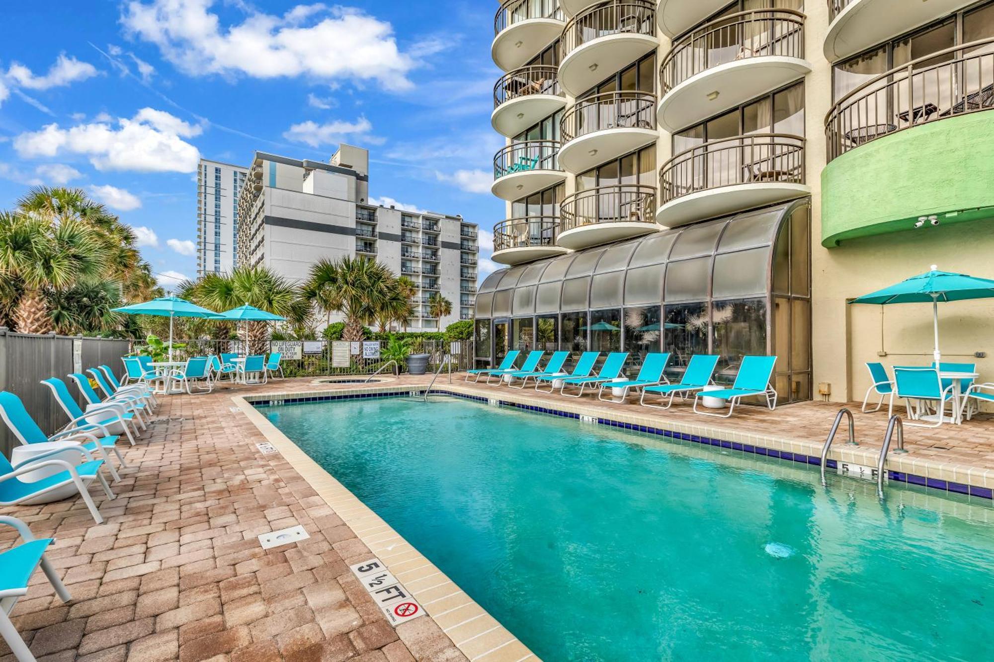Ocean View Double Suite! Sleeps 4 Meridian Plaza 705 Миртъл Бийч Екстериор снимка
