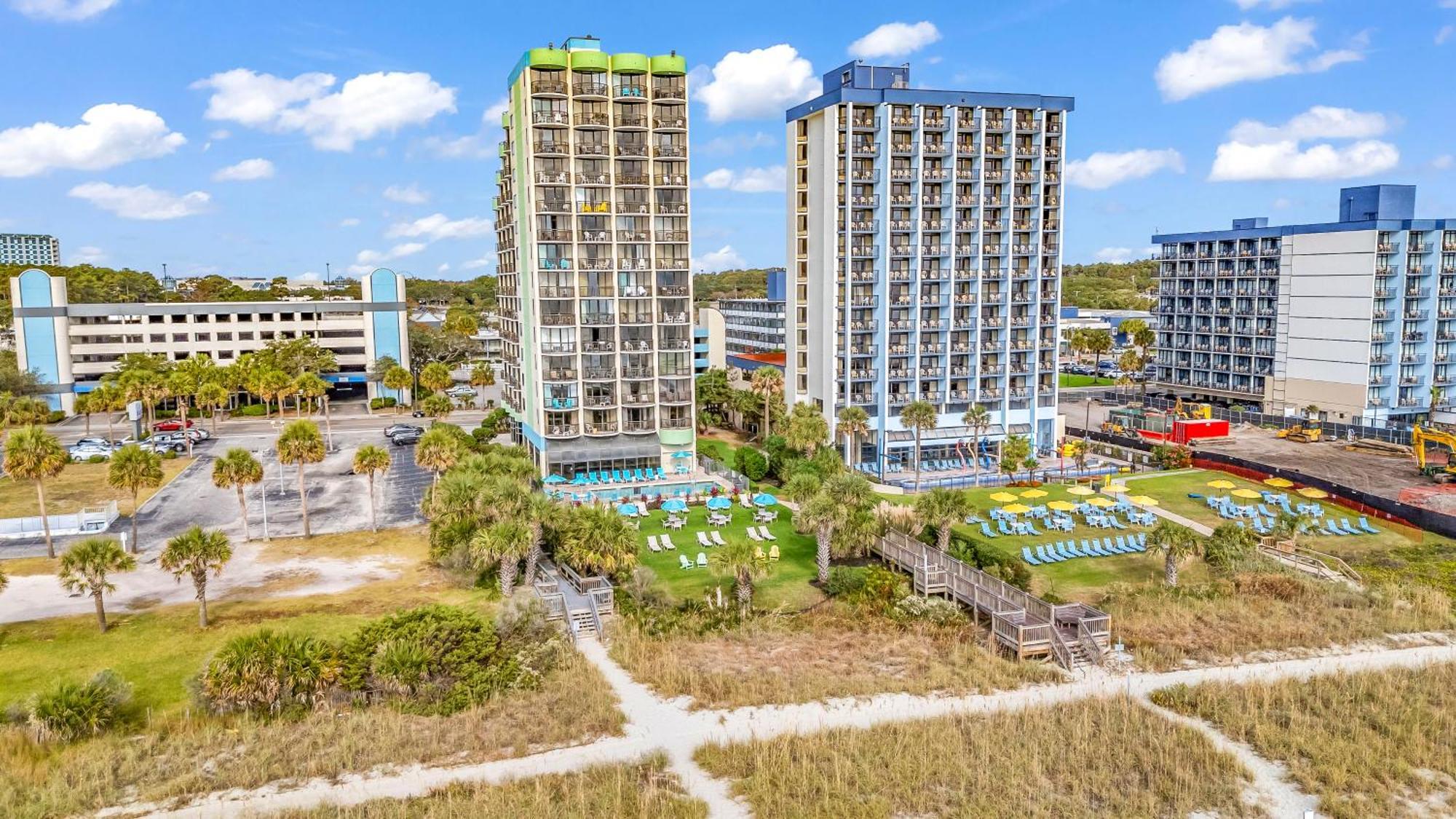Ocean View Double Suite! Sleeps 4 Meridian Plaza 705 Миртъл Бийч Екстериор снимка